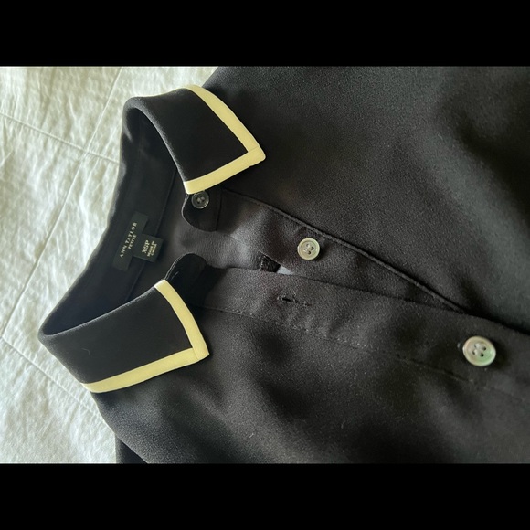 Black & White professional yet flirty Ann Taylor dress - Picture 3 of 5